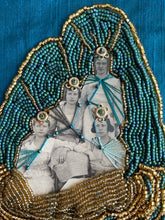 Load image into Gallery viewer, Beaded Cabinet Card Photograph