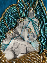 Load image into Gallery viewer, Beaded Cabinet Card Photograph