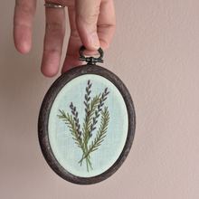 Load image into Gallery viewer, Rosemary and Lavender Embroidery