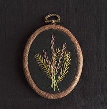 Load image into Gallery viewer, Rosemary and Lavender Embroidery