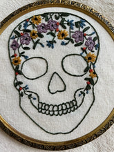 Load image into Gallery viewer, Memento Mori Skull In Antique Frame