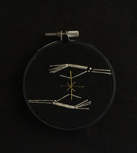 Load image into Gallery viewer, Skeleton Hands Holding Starlight Embroidery