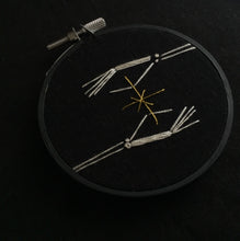 Load image into Gallery viewer, Skeleton Hands Holding Starlight Embroidery