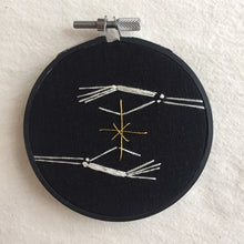 Load image into Gallery viewer, Skeleton Hands Holding Starlight Embroidery