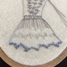 Load image into Gallery viewer, Victorian Hand with Antique Bead Flowers