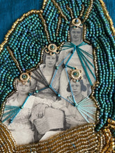 Load image into Gallery viewer, Beaded Cabinet Card Photograph
