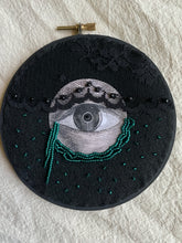 Load image into Gallery viewer, Mixed Media Weeping Eye Embroidery

