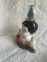 Load image into Gallery viewer, Vintage Doll Head Christmas Assemblage
