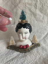 Load image into Gallery viewer, Vintage Doll Head Christmas Assemblage
