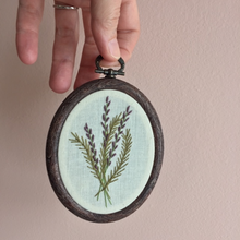 Load image into Gallery viewer, Rosemary and Lavender Embroidery
