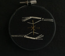 Load image into Gallery viewer, Skeleton Hands Holding Starlight Embroidery
