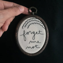Load image into Gallery viewer, Weeping Willow Forget me Not Embroidery
